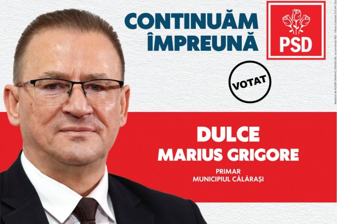 PSD Călărași | Ce obiective strategice și-a propus Marius Dulce pentru mandatul 2024-2028